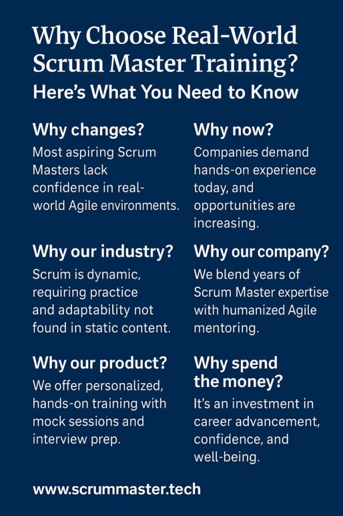 Agile and Scrum Master Training online by ScrumMaster.Tech